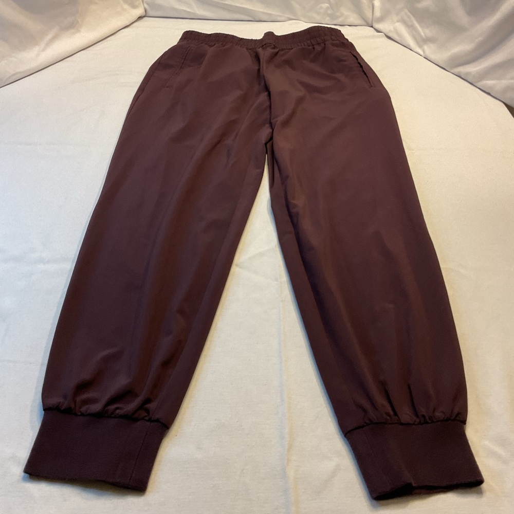Banana Republic Women's Plum‎ Athletic Joggers, Size S Fitted Ankle Baggy Loose